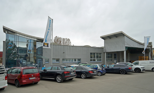 Firmensitz der Tricosal Heinrich Schmid GmbH & Co. KG Der Firmensitz der heutigen Tricosal Heinrich Schmid GmbH & Co. KG in Magstadt.