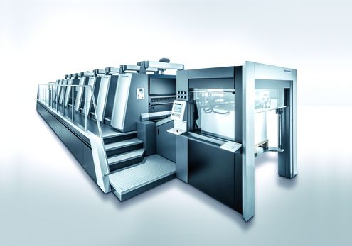 Druckmaschine Moderne Druckmaschine