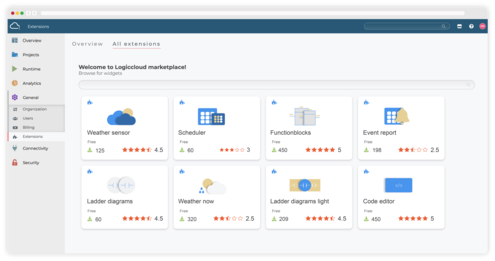 Funktionserweiterungen logiccloud