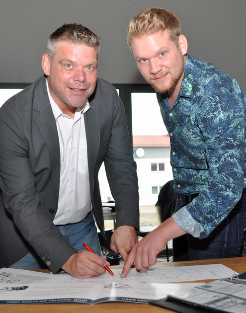 Martin Heigle (links) und Mit-Gründer Mario Buschle Martin Heigle (links) und Mario Buschle