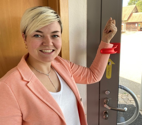 Lena Grimm-Esposto führt den „outsmarter“ vor Lena Grimm-Esposto führt den „outsmarter“ vor